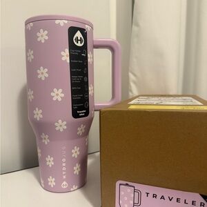 HydroJug Lavender Daisy Travel Mug